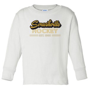 Smashville Hockey Toddler Long Sleeve Shirt