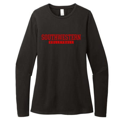 Southwestern High School Volleyball Gift Womens CVC Long Sleeve Shirt