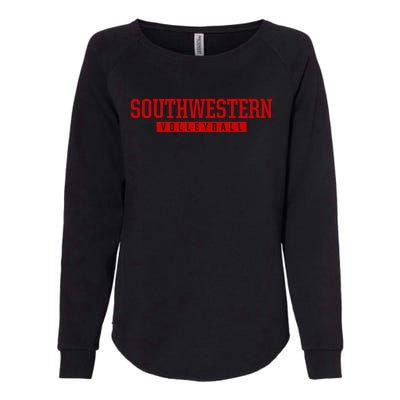 Southwestern High School Volleyball Gift Womens California Wash Sweatshirt