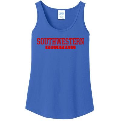 Southwestern High School Volleyball Gift Ladies Essential Tank