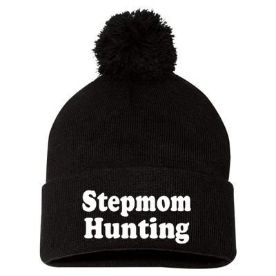 Stepmom Hunting Shirt Stepmom Hunting Funny Saying Quote  Pom Pom 12in Knit Beanie