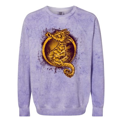 Sea Horse Colorblast Crewneck Sweatshirt