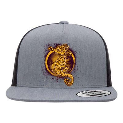 Sea Horse Flat Bill Trucker Hat