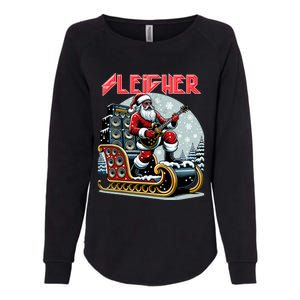 Sleigher Hail Santa Heavy Metal Christmas Rock Xmas Art Gift Womens California Wash Sweatshirt