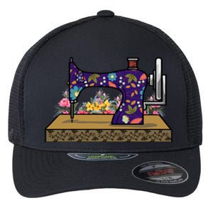 Sewing Handcraft Sew Tailor Gift Sewing Machine Seamstress Gift Flexfit Unipanel Trucker Cap