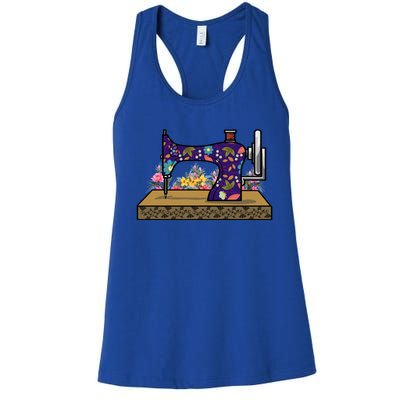 Sewing Handcraft Sew Tailor Gift Sewing Machine Seamstress Gift Women's Racerback Tank