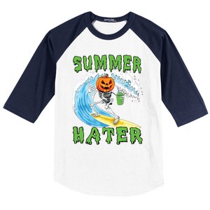 Summer Hater Baseball Sleeve Shirt