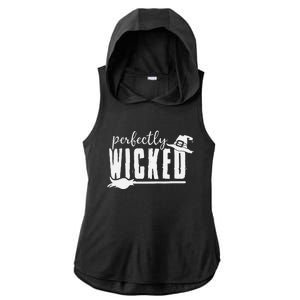 Spooktacular Halloween Surprise for Loved Ones Ladies PosiCharge Tri-Blend Wicking Draft Hoodie Tank