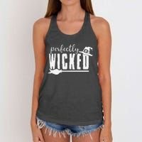 Spooktacular Halloween Surprise for Loved Ones Women's Knotted Racerback Tank