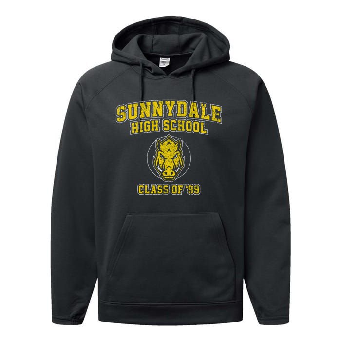 Sunnydale High School Class Of &X27;99 Performance Fleece Hoodie