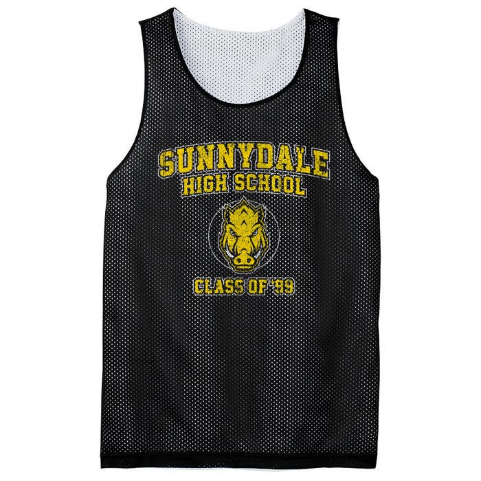 Sunnydale High School Class Of &X27;99 Mesh Reversible Basketball Jersey Tank