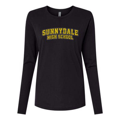 Sunnydale High School Essential Womens Cotton Relaxed Long Sleeve T-Shirt