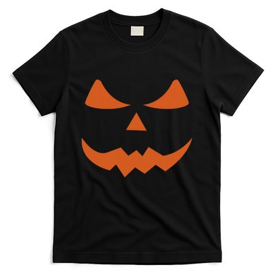 Scary Halloween Smiling Pumpkin Face Family Costume T-Shirt