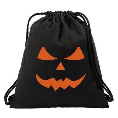 Scary Halloween Smiling Pumpkin Face Family Costume Drawstring Bag
