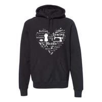 Sewing Heart Sewing Lover Premium Hoodie