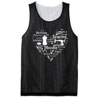 Sewing Heart Sewing Lover Mesh Reversible Basketball Jersey Tank