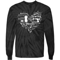 Sewing Heart Sewing Lover Tie-Dye Long Sleeve Shirt