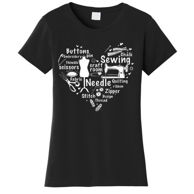 Sewing Heart Sewing Lover Women's T-Shirt