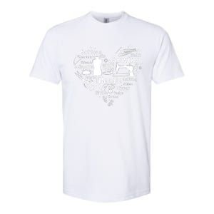 Sewing Heart Sewing Lover Softstyle CVC T-Shirt