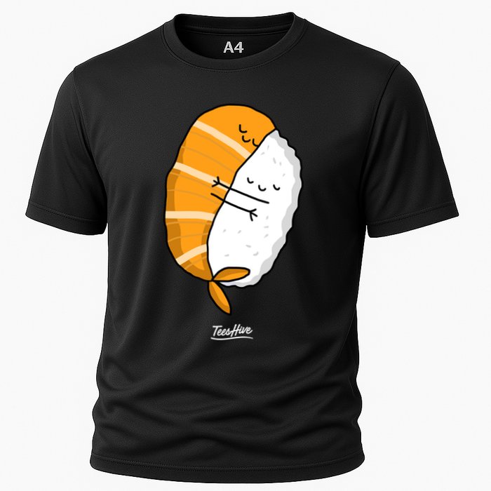 Sushi Hug Sushi Hugging Cute Sushi Lover Cute Gift Cooling Performance Crew T-Shirt