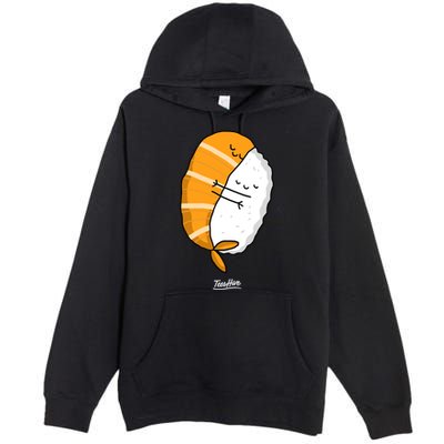 Sushi Hug Sushi Hugging Cute Sushi Lover Cute Gift Premium Pullover Hoodie