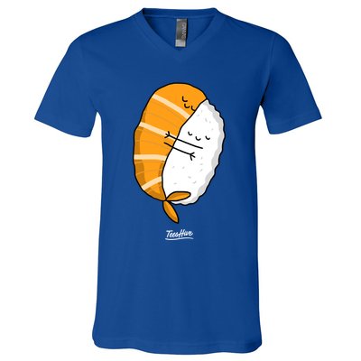 Sushi Hug Sushi Hugging Cute Sushi Lover Cute Gift V-Neck T-Shirt