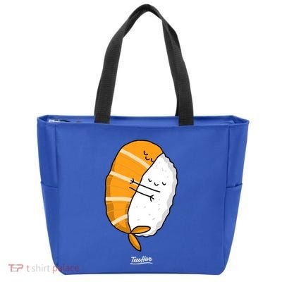 Sushi Hug Sushi Hugging Cute Sushi Lover Cute Gift Zip Tote Bag