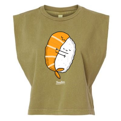 Sushi Hug Sushi Hugging Cute Sushi Lover Cute Gift Garment-Dyed Women's Muscle Tee