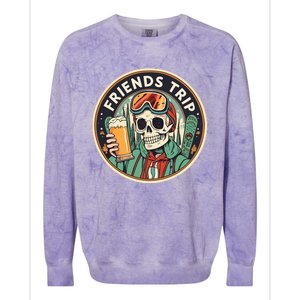 Skeleton Halloween Colorblast Crewneck Sweatshirt