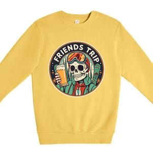 Skeleton Halloween Premium Crewneck Sweatshirt