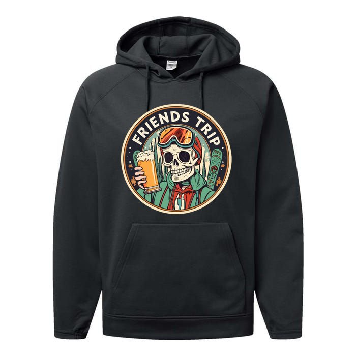 Skeleton Halloween Performance Fleece Hoodie