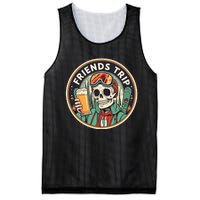 Skeleton Halloween Mesh Reversible Basketball Jersey Tank