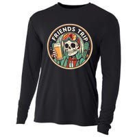 Skeleton Halloween Cooling Performance Long Sleeve Crew