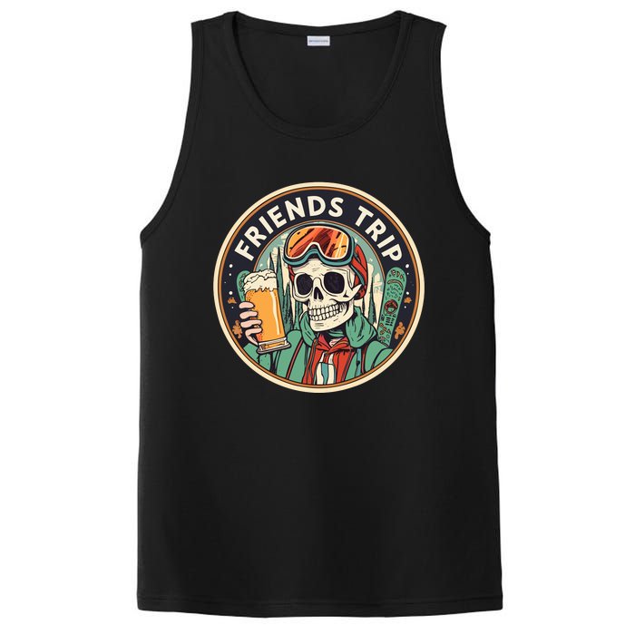 Skeleton Halloween PosiCharge Competitor Tank