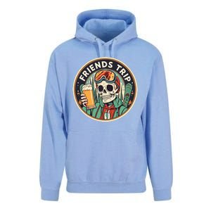 Skeleton Halloween Unisex Surf Hoodie