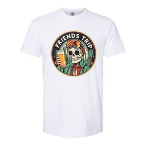 Skeleton Halloween Softstyle CVC T-Shirt