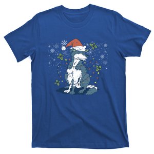 Siberian Husky Santa Claus Christmas Tree Lights Xmas Dog Gift T-Shirt