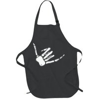 Skeleton Hand Shaka Sign Hang Loose Bones Apron