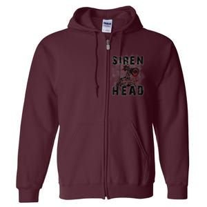 Siren Head, Sirenhead We All Love To Escape From Siren Head, Full Zip Hoodie