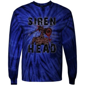 Siren Head, Sirenhead We All Love To Escape From Siren Head, Tie-Dye Long Sleeve Shirt