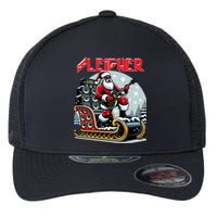 Sleigher Hail Santa Heavy Metal Christmas Rock Xmas Art  Flexfit Unipanel Trucker Cap