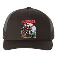 Sleigher Hail Santa Heavy Metal Christmas Rock Xmas Art  Yupoong Adult 5-Panel Trucker Hat