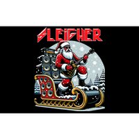 Sleigher Hail Santa Heavy Metal Christmas Rock Xmas Art  Bumper Sticker