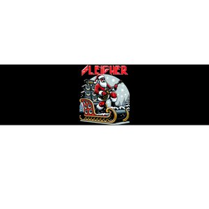 Sleigher Hail Santa Heavy Metal Christmas Rock Xmas Art  Bumper Sticker