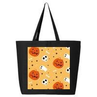 Spooky Halloween Skull Ghost Cartoon 25L Jumbo Tote