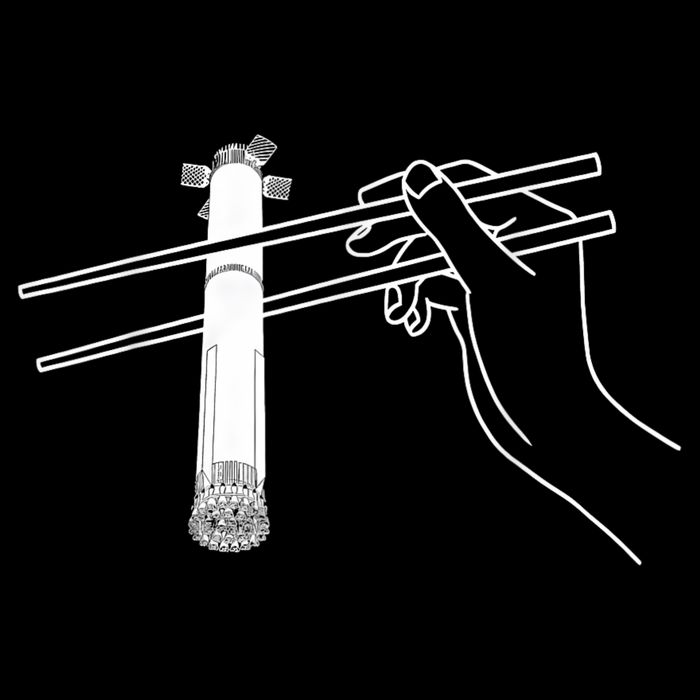 Super Heavy Starship Booster 12 Chopsticks Impact Tech Backpack