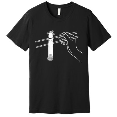 Super Heavy Starship Booster 12 Chopsticks Premium T-Shirt