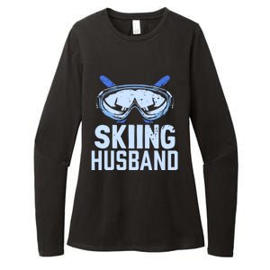 Skiing Husband Ski Winter Skiers Skier Funny Gift Womens CVC Long Sleeve Shirt