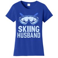 Skiing Husband Ski Winter Skiers Skier Funny Gift Women's T-Shirt