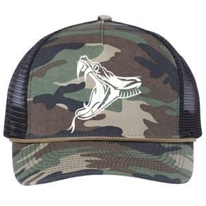 Snake Head Retro Rope Trucker Hat Cap